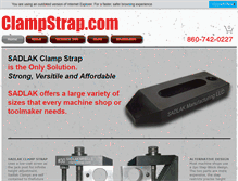 Tablet Screenshot of clampstrap.com